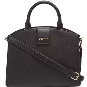 DKNY CLARA LEATHER SATCHEL